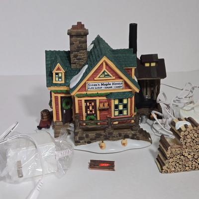 LOT 117X: Dept.56 "Semple's Smoke House", "Steen's Maple House", "Fresh Paint", and "Toy...