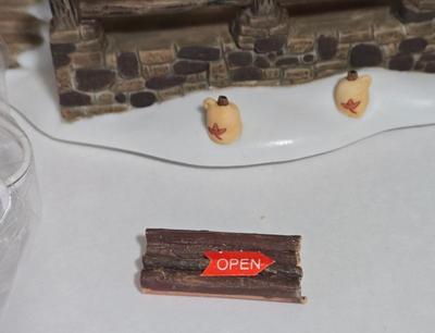 LOT 117X: Dept.56 "Semple's Smoke House", "Steen's Maple House", "Fresh Paint", and "Toy...