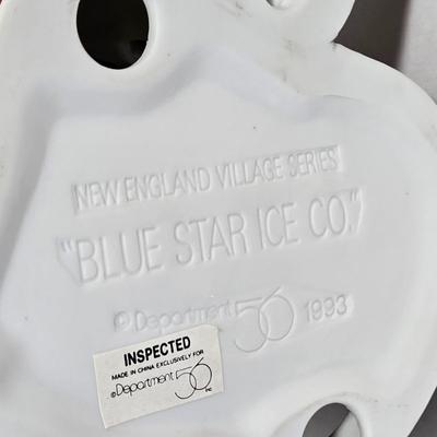 LOT 118X: Dept. 56 "Blue Star Ice Company", "Shingle Creek House", " Doctor's House Call", and...