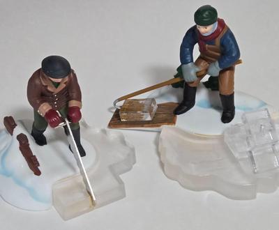 LOT 118X: Dept. 56 "Blue Star Ice Company", "Shingle Creek House", " Doctor's House Call", and...