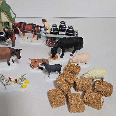 LOT 119X: Dept. 56 "Van Guilder's Ornamental Ironworks", "A New Potbellied Stove for Christmas", and 2 Sets of...