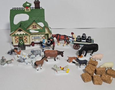 LOT 119X: Dept. 56 "Van Guilder's Ornamental Ironworks", "A New Potbellied Stove for Christmas", and 2 Sets of...