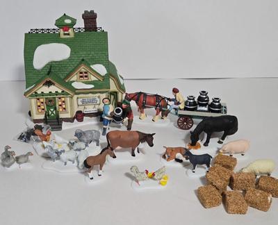 LOT 119X: Dept. 56 "Van Guilder's Ornamental Ironworks", "A New Potbellied Stove for Christmas", and 2 Sets of...
