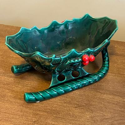 LOT 155M: Vintage Lefton Holly Berry Dishes