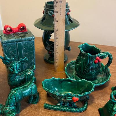 LOT 156M: Vintage Lefton Holly Berry Dishes and More