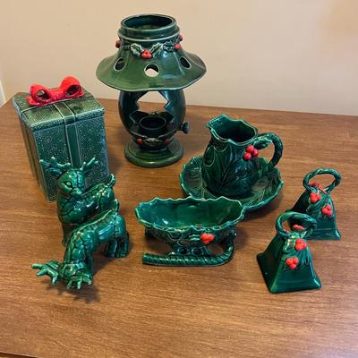 LOT 156M: Vintage Lefton Holly Berry Dishes and More