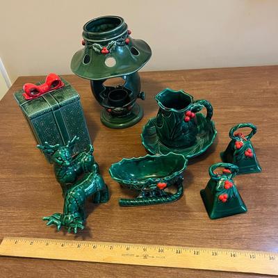 LOT 156M: Vintage Lefton Holly Berry Dishes and More