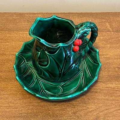 LOT 156M: Vintage Lefton Holly Berry Dishes and More
