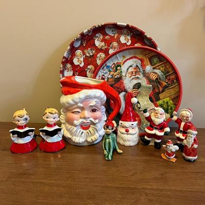 LOT 157K: Vintage Christmas Decorative Items - Napco and More