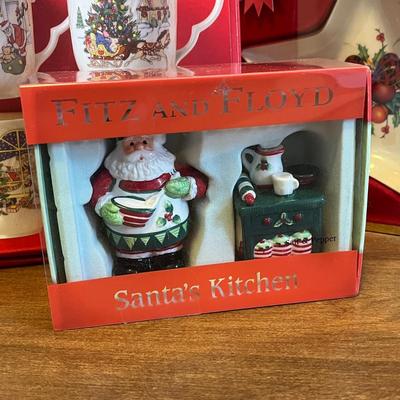 LOT 158M: Christmas Dishes and More, Lenox, Fitz & Floyd, Nikko
