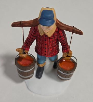 LOT 161X: Dept. 56 " Jannes Mullet Amish Farm House", "Red Covered Bridge", "Old North Church", and...
