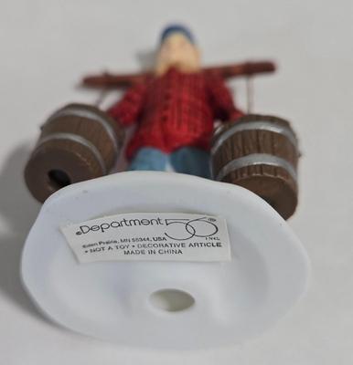 LOT 161X: Dept. 56 " Jannes Mullet Amish Farm House", "Red Covered Bridge", "Old North Church", and...