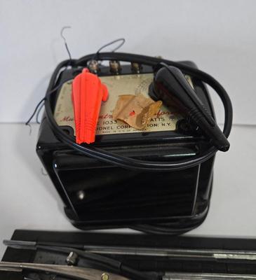 LOT 162X: Lionel Train Tracks, American Flyer Transformer, and More