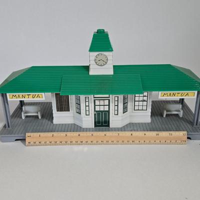 LOT 164X: Multiple Toy Accessories Including Matchbox Fire Truck, Charlies's Angels Van, Plastic Train Station, Plastic and Metal...