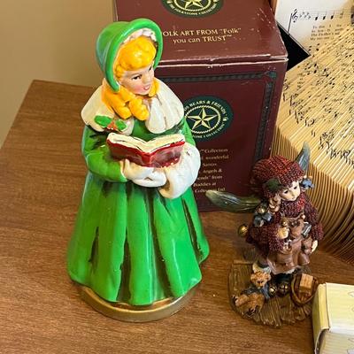 LOT 201D: Christmas Collection - Hymnal Angel, Carollers and More
