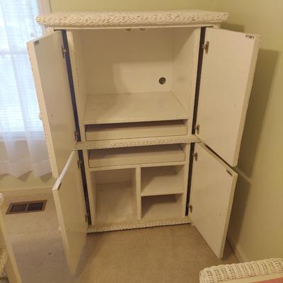 White Wicker Bedroom Furniture (GB-BBL)