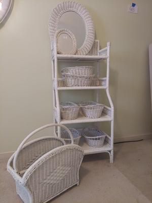 Wicker Shelf, Mirrors & More (GB-BBL)