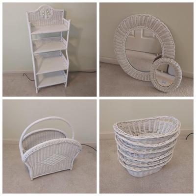 Wicker Shelf, Mirrors & More (GB-BBL)