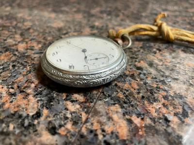 Westclox Bulls Eye Pocket Watch with Embellished Case