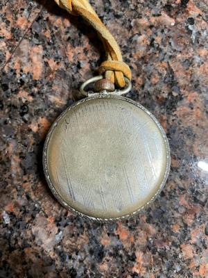 Westclox Bulls Eye Pocket Watch with Embellished Case