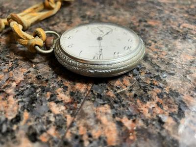Westclox Bulls Eye Pocket Watch with Embellished Case