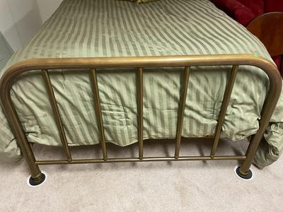 Metal Bed Frame with Headboard and Footboard