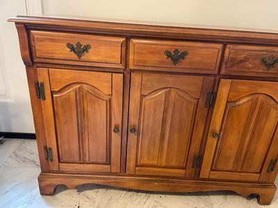 Wooden Sideboard Cabinet With Drawers and Doors