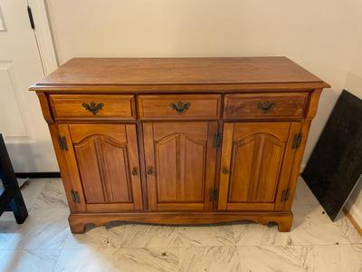 Wooden Sideboard Cabinet With Drawers and Doors
