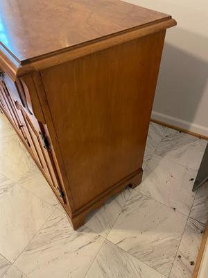 Wooden Sideboard Cabinet With Drawers and Doors