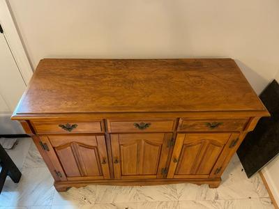 Wooden Sideboard Cabinet With Drawers and Doors
