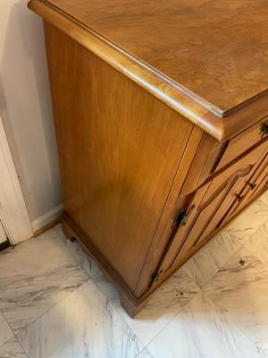 Wooden Sideboard Cabinet With Drawers and Doors