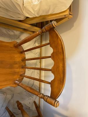 Wooden Extendable Dining Table with Four Chairs
