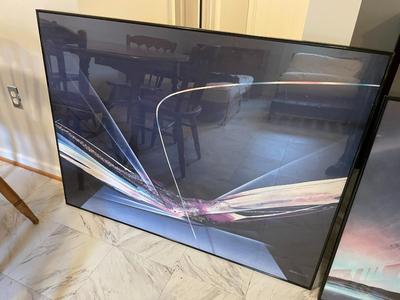 Framed Abstract and Landscape Artwork