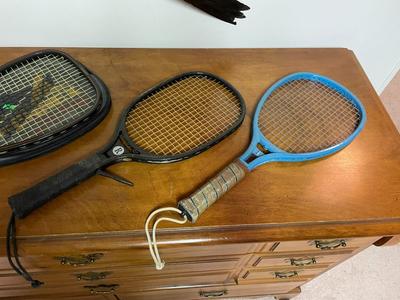 Three Vintage Sporting Rackets