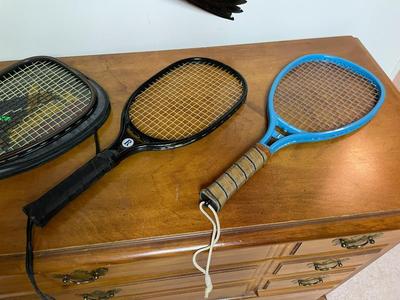 Three Vintage Sporting Rackets