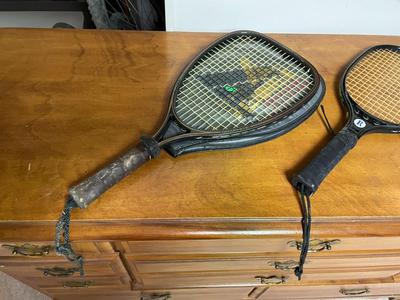 Three Vintage Sporting Rackets