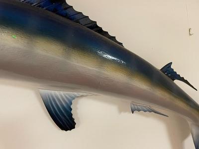 Fiberglass Blue Marlin Wall Mount Sculpture
