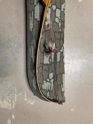 Recurve Bow with Case and String Silencers