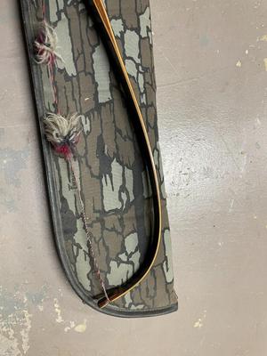 Recurve Bow with Case and String Silencers