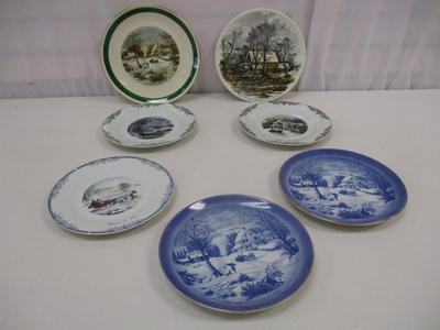 Currier & Ives Seasonal Plates