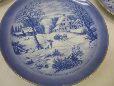 Currier & Ives Seasonal Plates