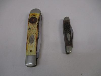Sportsman's Wildlife Club Case XX Pocket Knife Pike & Vintage Case Pocket Knife