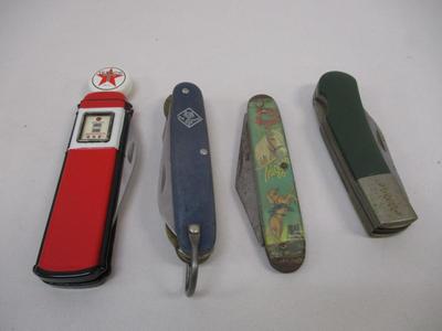 Novelty Knives Texaco Boy Scouts Roy Rogers & Trigger & Skoal