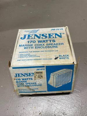 Jensen 170 Watt Marine Coax Speaker with Enclosure