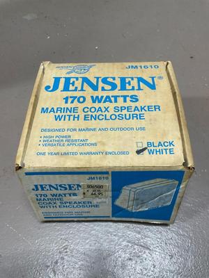 Jensen 170 Watt Marine Coax Speaker with Enclosure