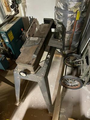 Heavy-Duty Wood Jointer with Stand