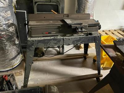 Heavy-Duty Wood Jointer with Stand