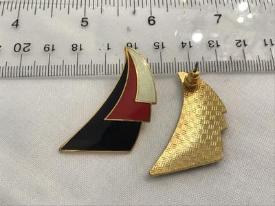 Vintage Enamel Earrings