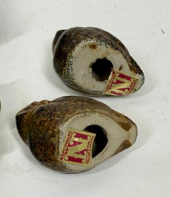 Vintage Owl Collection - ceramic, brass, resin, misc.