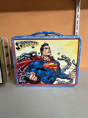 GI JOE AND SUPERMAN LUNCH PAILS